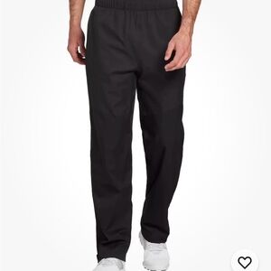 Walter Hagen Black Golf Rain Pants. Zip Up Sides. FLAW. Men’s Size XXL